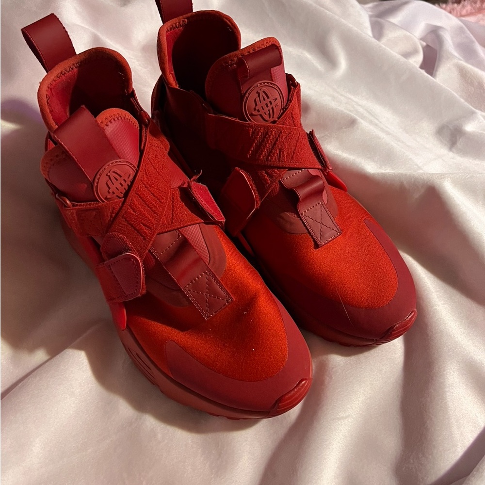 Nike red shoes/ worn once